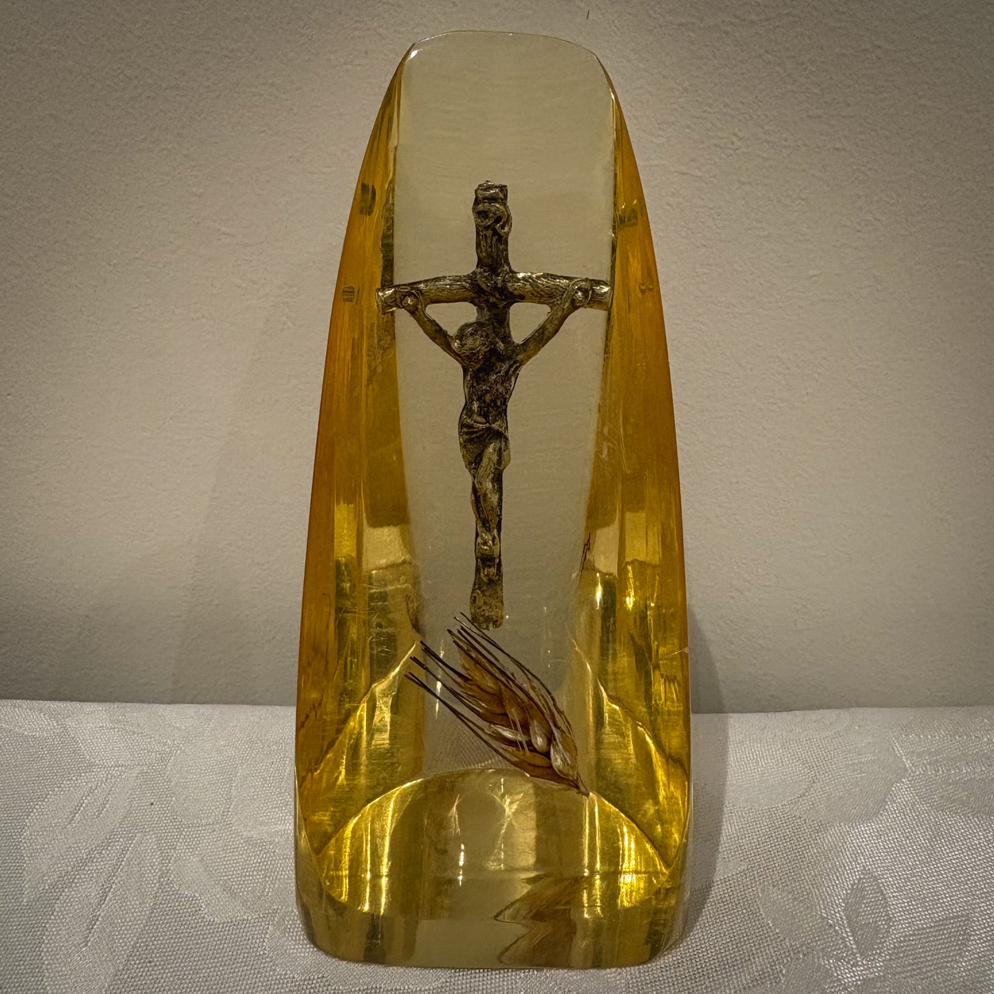 Grain of Life – Resin Embedded Crucifix