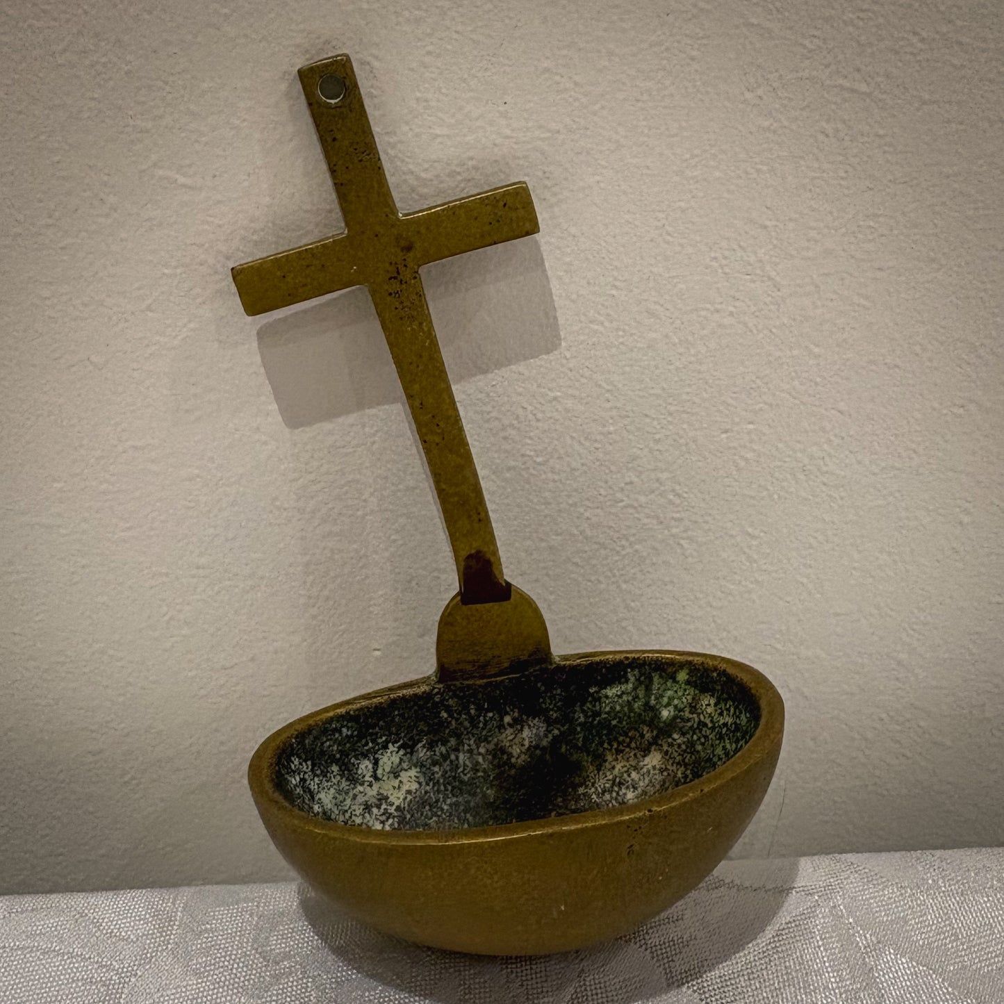 Sanctum Brass Holy Water Font