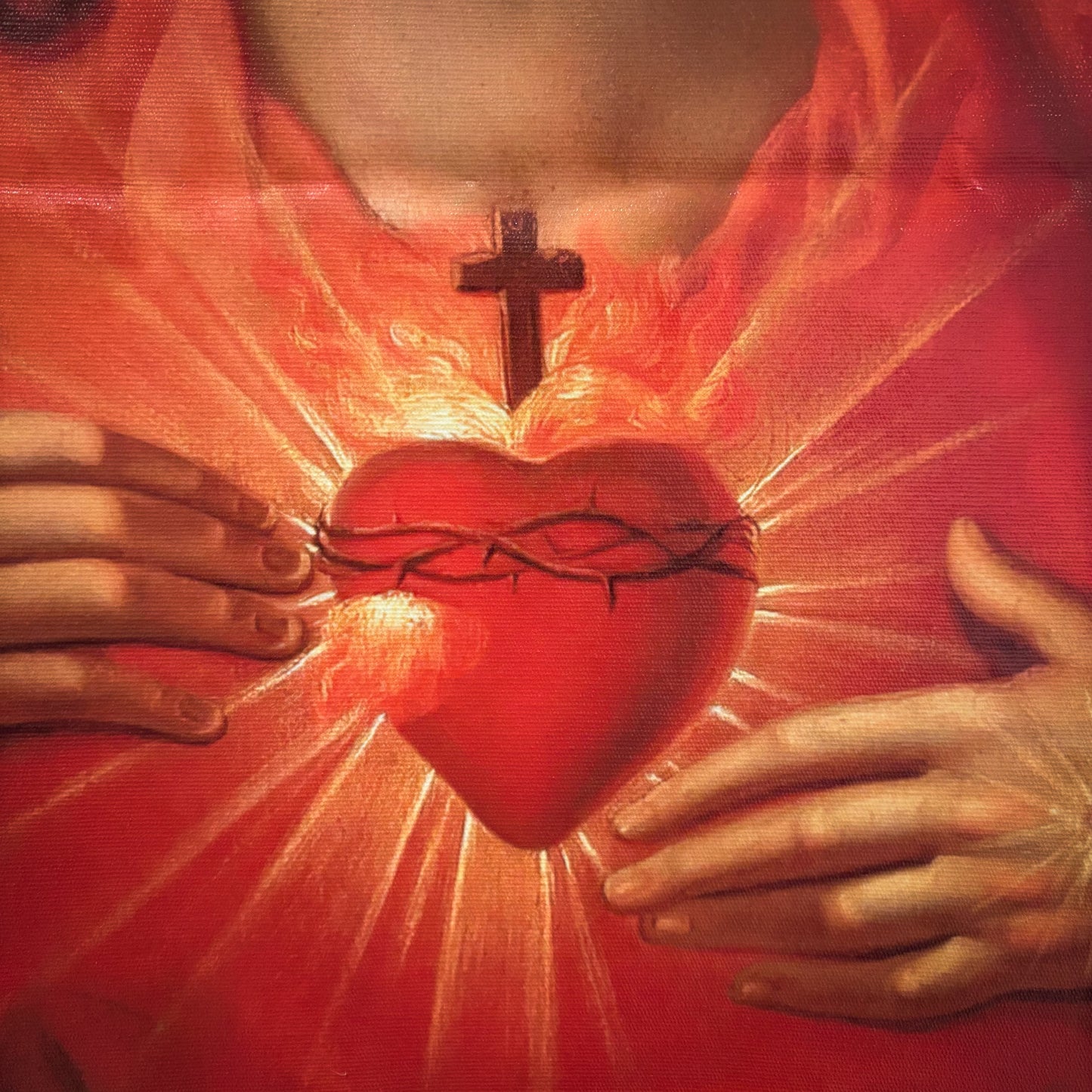 Sacred Heart of Jesus – Crimson Devotion Print