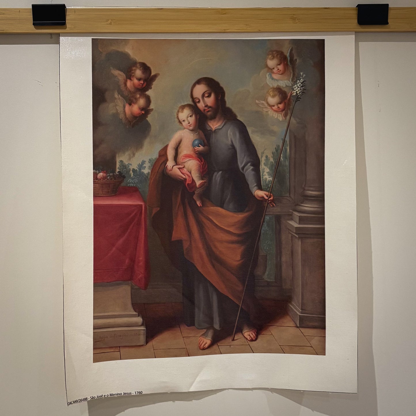 St Joseph and the Christ Child – 1760 Reproduction