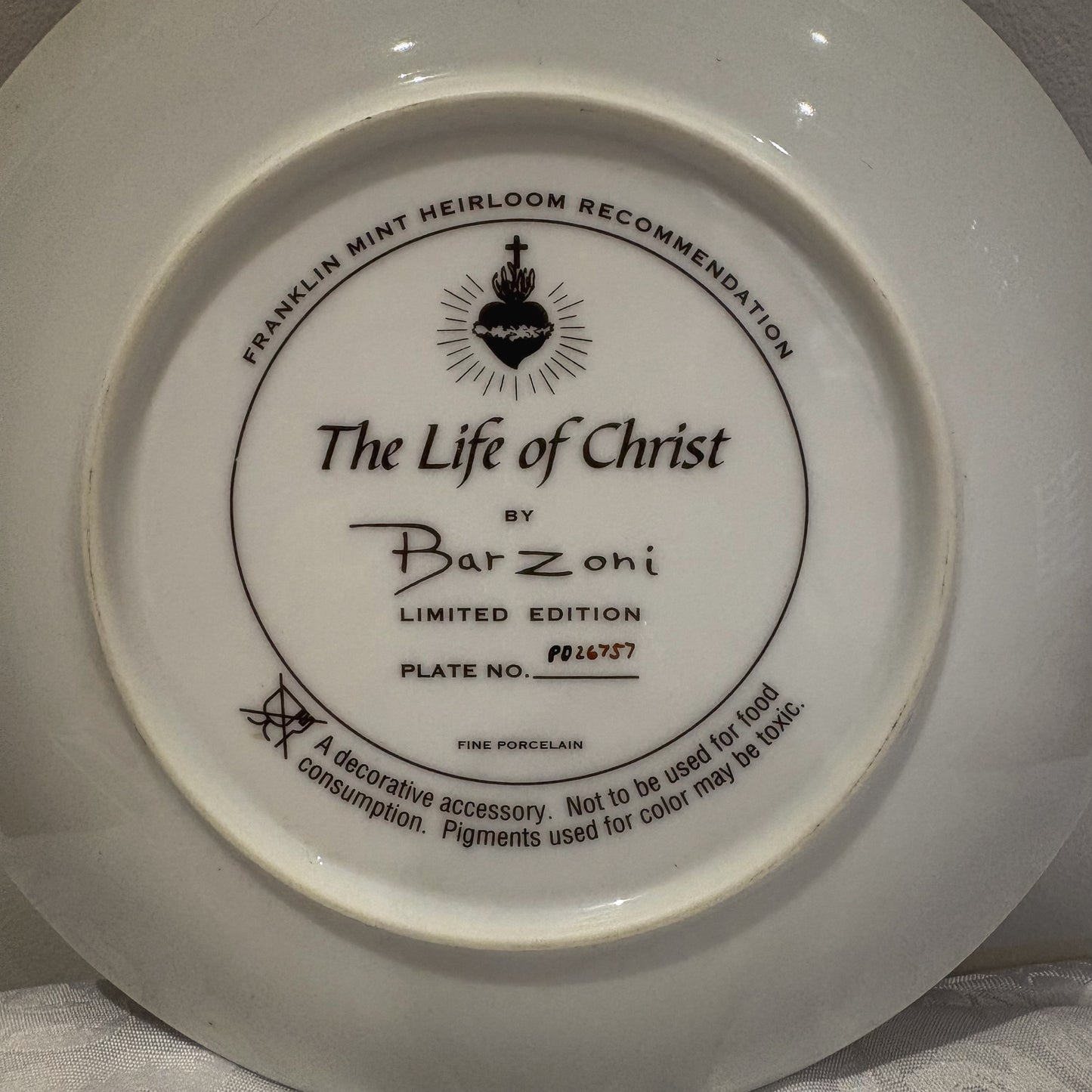 The Life of Christ – Porcelain Collector Plate