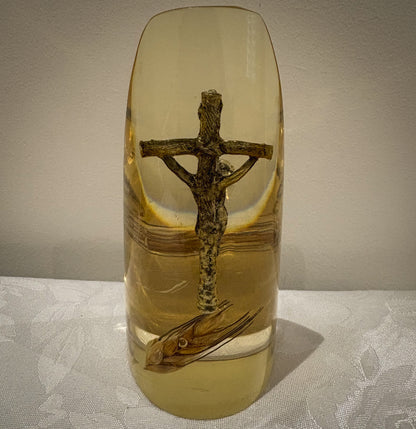 Grain of Life – Resin Embedded Crucifix