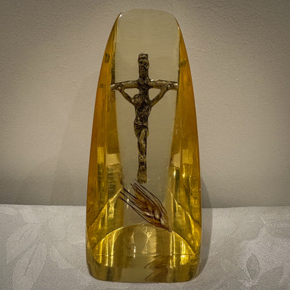 Grain of Life – Resin Embedded Crucifix