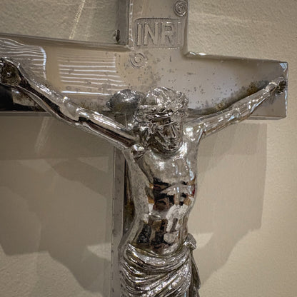 Chrome Devotional Crucifix