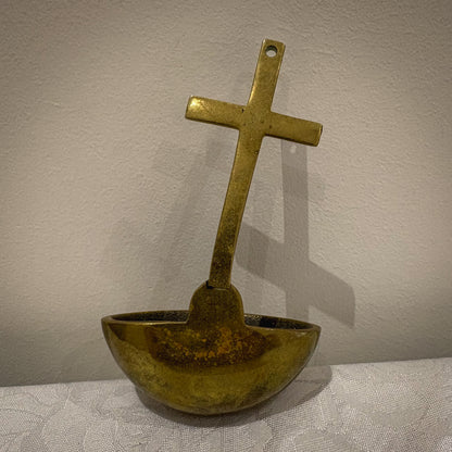 Sanctum Brass Holy Water Font