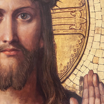 Icon of the Sacred Heart – Giclée Mosaic Print