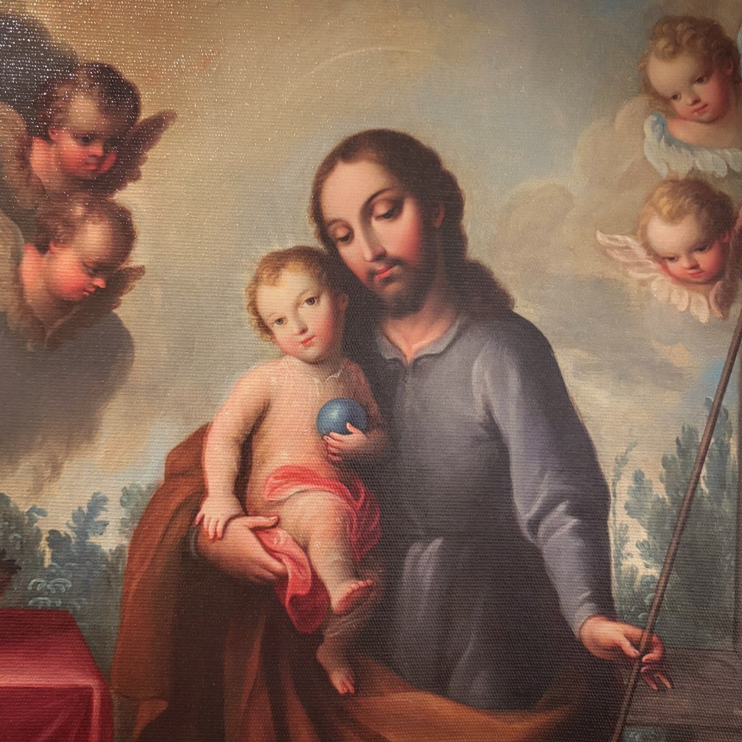 St Joseph and the Christ Child – 1760 Reproduction